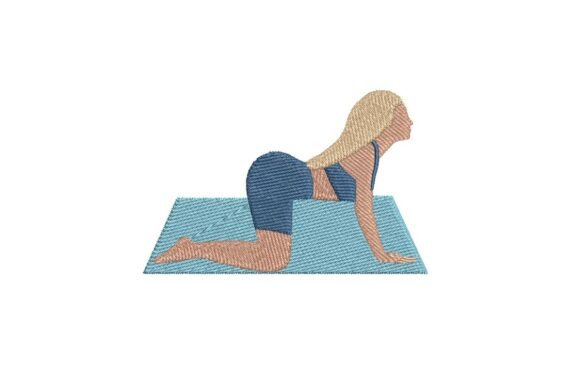 Cat-Cow Yoga Pose Embroidery Design Review for Gift Makers