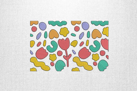 Colorful Floral Abstract Embroidery Review for Apparel Projects