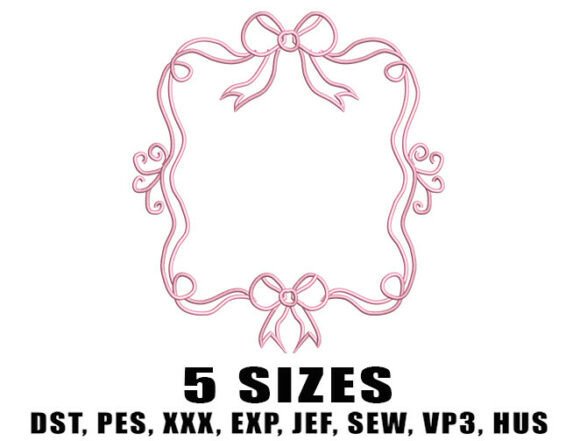 Fancy Pink Border Embroidery Design Review for Seasonal Products