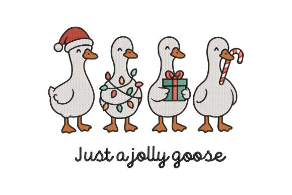 Just a Jolly Goose Embroidery: A Stylish and Vibrant Design Review