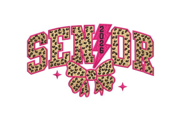 Leopard Bow Senior 2026 Embroidery Review for Craft Fairs