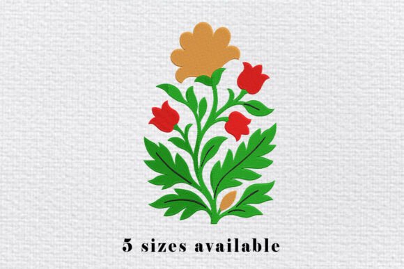 Multicolor Floral Embroidery Design Review for Seasonal Use