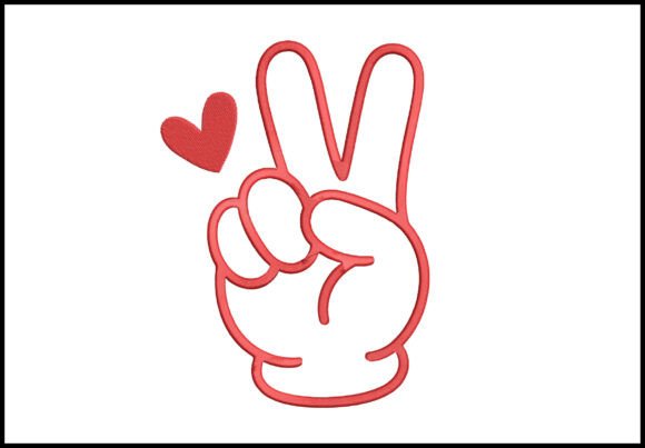 Peace Sign Embroidery: A Timeless Design for Seasonal Creations