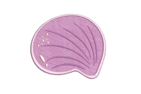 Purple Fan Shell Embroidery Design Review for Apparel Projects