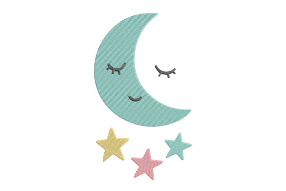 Sleeping Moon and Stars Embroidery Review for Boutique Apparel