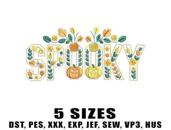 Spooky Floral Embroidery Design Review for Seasonal Projects