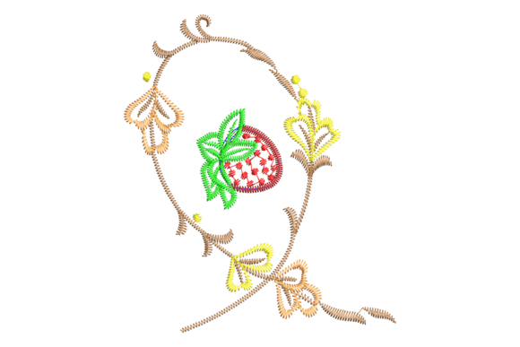 Strawberry Floral Frame Embroidery Review for Seasonal Creations