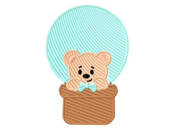Teddy Bear in Balloon Embroidery Design Review for Seasonal Projects