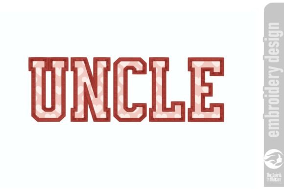UNCLE Applique Embroidery Design Review for Small Business Merch
