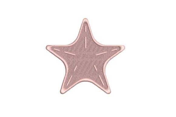 Underwater Sea Star Embroidery Design: A Delicate Ocean-Inspired Addition